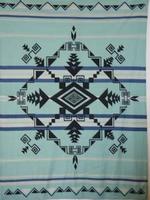  Diamond Sea Foam Green Fleece Blanket